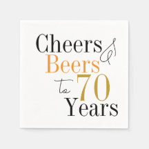 70:e födelsedagen Öl och Cheers Minimal Party