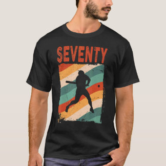 70:e födelsedagen: Retro Baseball 70 år Gamle man T Shirt
