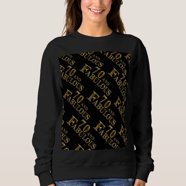 70:e födelsedagen t shirt (Framsida)