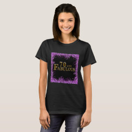 70:e födelsedagen t shirt