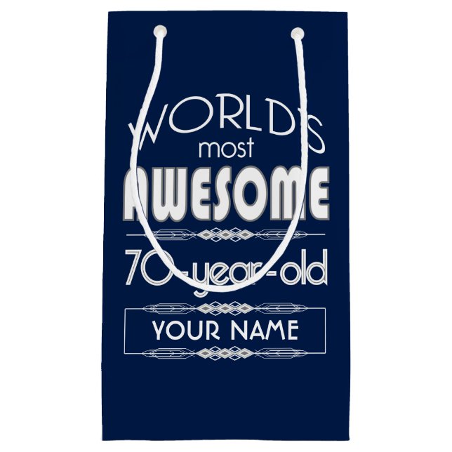 70:e födelsedagen - världens bästa väder - Mörk bl (Framsidan)