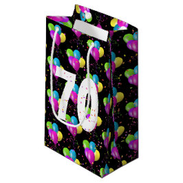 70:e födelsedagsballongen och Confetti Small Gift