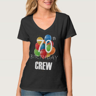 70:e födelsedagsbesättningen 70 Party-besättning K T Shirt