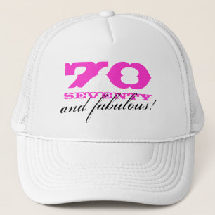70:e födelsedagsdagen 70 och fantastiskt! keps