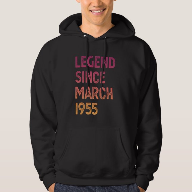 70:e födelsedagsdagen sedan mars 1955 hoodie (Framsida)
