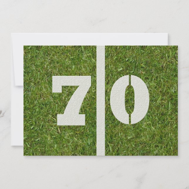 70:e Födelsedagsfest inbjudan! Inbjudningar (Framsida)