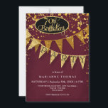 70:e Födelsedagsfesten Pennant Banner Confetti Inbjudningar<br><div class="desc">Har du en fantastisk kvinna i ditt liv som blir sjuttio? Mor, Moster, syster, vän eller mormor? Fira ett 70:e Födelsedagsfest tema som har glitz och glamor! Slimmad. Modern. Chic. Underskattat glam - med glittrande vimpelbanderoller i två skuggor av glitter med mousserande pepparkonger i olika storlekar och skuggor av guld....</div>