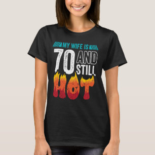 70:e födelsedagsfrukten är 70 Hetter 70 år O T Shirt