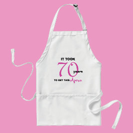 70:e födelsedagsgåvor - Funny Apron Förkläde
