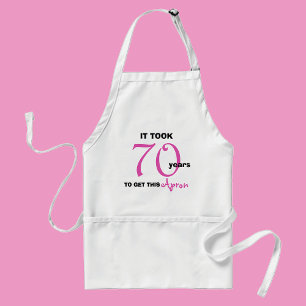 70:e födelsedagsgåvor - Funny Apron Förkläde