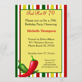 70:e födelsedagsinbjudan inbjudningar