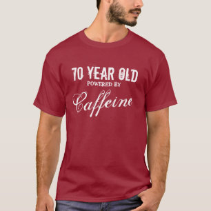 70:e födelsedagskjorta för manar Drivkraft av k T-shirt