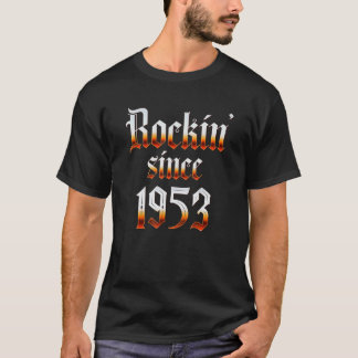 70:e födelsedagsknappen" Sedan 1953 Klassisk Sten T Shirt