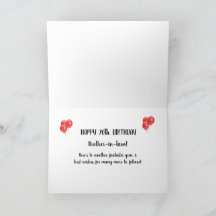 70:e födelsedagskortsbroder