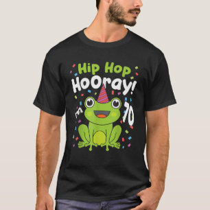 70:e födelsedagspojken Frog Älskare 70-åriga Funny T Shirt