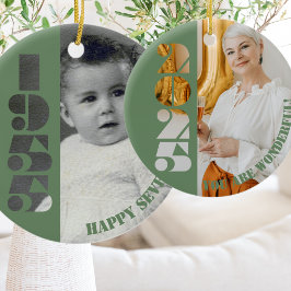 70:e födelsedagspresent Born 1955 Ornament