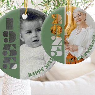 70:e födelsedagspresent Born 1955 Ornament