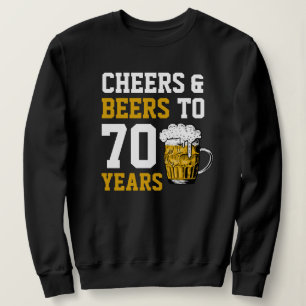 70:e födelsedagstjuren och Öl till 70 års ynklig T Shirt