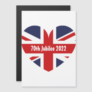 70:e jubileet 2022 British Flagga Magnetic Card