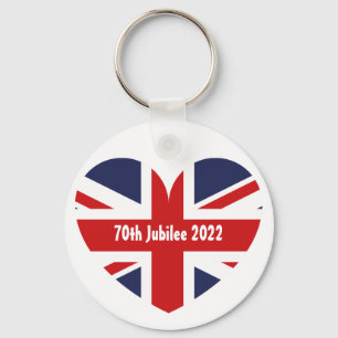 70:e jubileet 2022 British Flagga Nyckelring