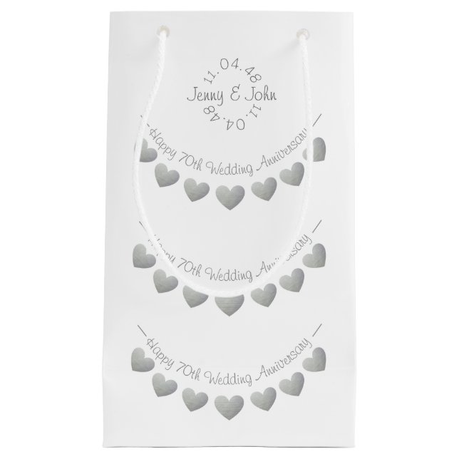70:e platinumårsdagen Bröllop, vit (Framsidan)