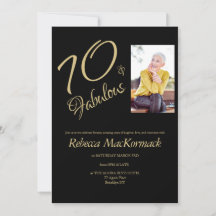 70 & Fantastisk | Elegant 70-årsfirande