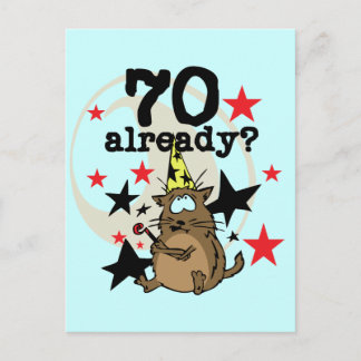 70 Födelsedag Vykort