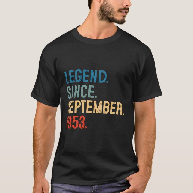70 Förklaring sedan september 1953 70:e T Shirt (Framsida)