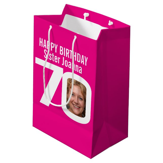 70 foto i den 0 rosa vita födelsedagspresenttavlan (Baksidan Vinklad)