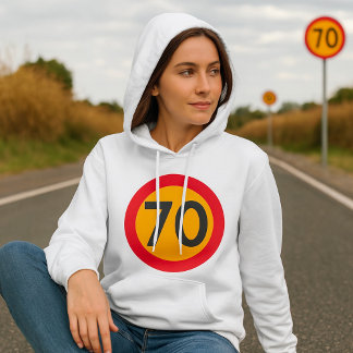 70 Hastighetsbegränsande vägtrafikskylt T Shirt