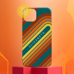 70 Inspired Line Art Sunset Red Orange Gult Arch<br><div class="desc">En bohemisk kurvformad utformning med en stripe mönster och cirkelformade former i färg,  orange och tegelrött solnedgång. En fet men minimal design med valfritt område att lägga till text.</div>