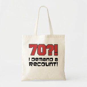 70?! Jag begär en omräkning som den roliga Tygkasse