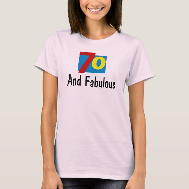 70 och Fabulous Tee (Framsida)