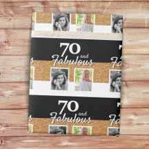 70 och fantastisk guldglitter 2 foto 70-årsfirande