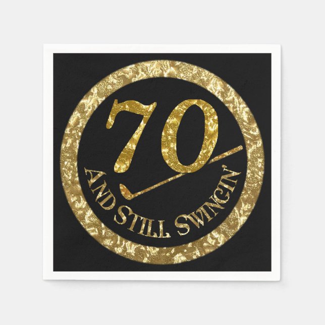 70 och fortfarande simmande blöjor pappersservett (Framsidan)