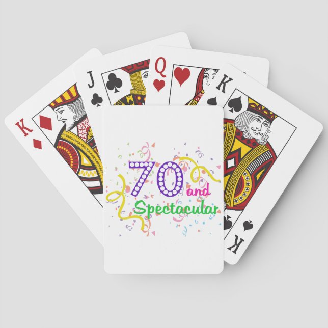 70 och spektakulärt casinokort (Baksidan)