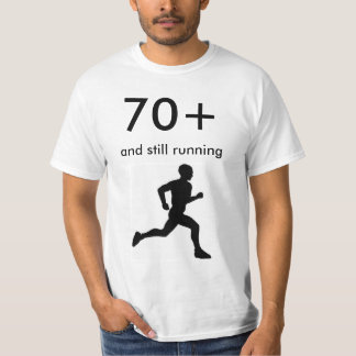 70+ och stilla spring t-shirt