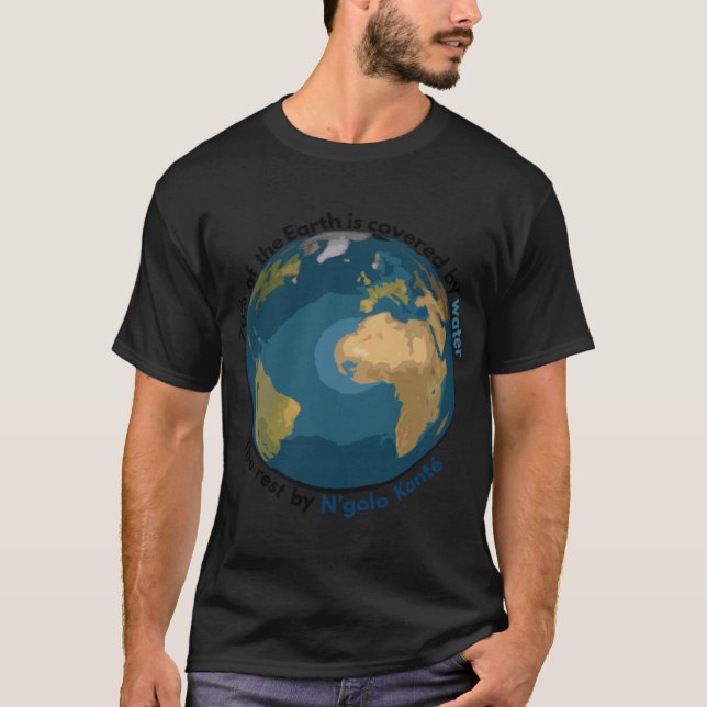 70 of the Earth is covered family T Shirt (Framsida)
