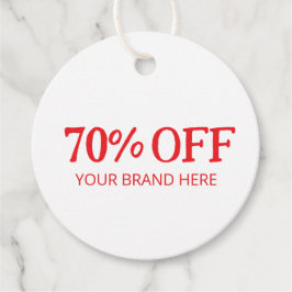 70% rabatt gåvor etiketter