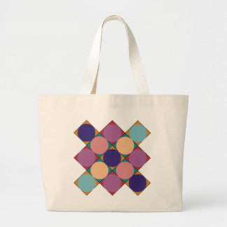 70’s checkerboard pattern jumbo tygkasse