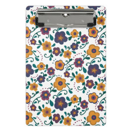 70:s Folk Art Ditzy Retro-Daisy i judiska toner