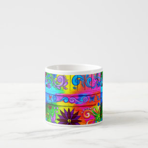 70:s groovy hippie espresso mugg espressomugg