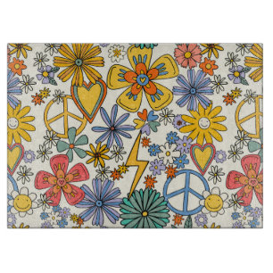 70:s Hippy Stil Blommigt