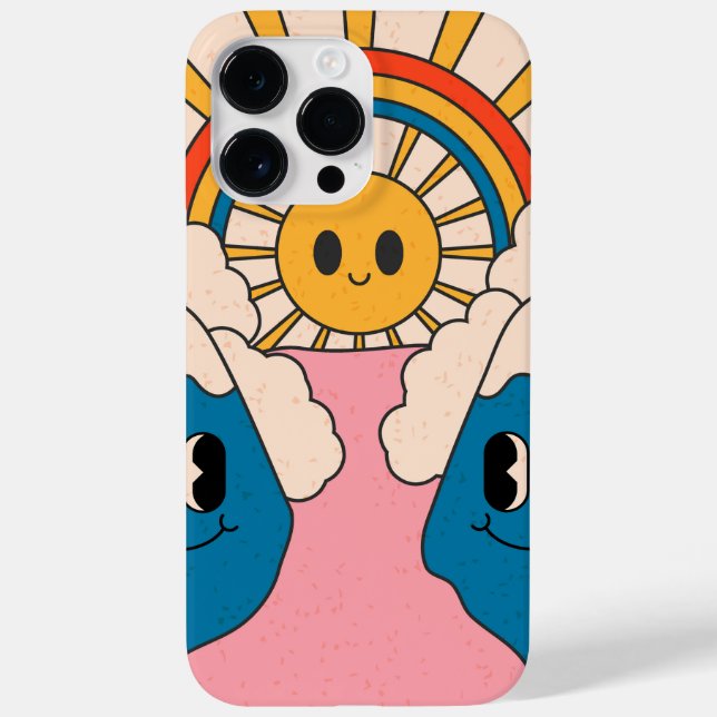 70:s Hippy Stil Fodral-Mate iphone case (Baksida)