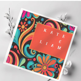 70:s klara stil pappersservett