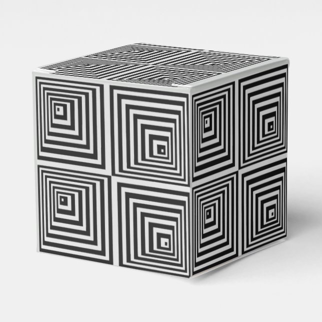 70:s Op Art Presentaskar (Framsidan Sidan)