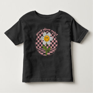 70:s Retro-Daisy   Endast goda vibes T Shirt