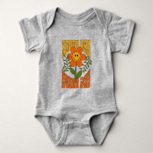 70:s Retro Smiling Daisy Flower T Shirt