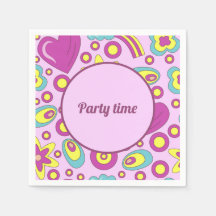 70:s Vibes Lila Färg sommaren Mönster