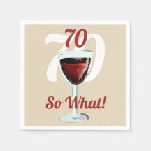 70 Så vad Motiverande Rött Vin 70-årsdag